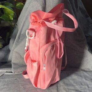 Pink Insulated Water Bottle Carrier